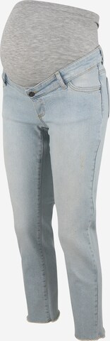 MAMALICIOUS Regular Jeans 'Belle' in Blue: front