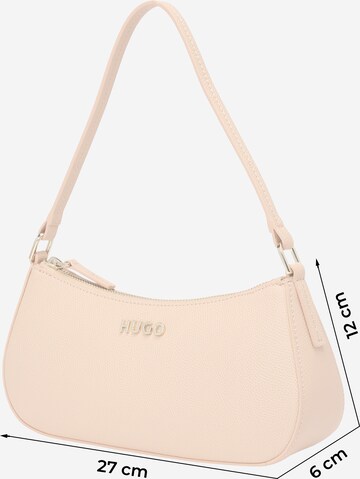 HUGO Red Schultertasche 'Chris' in Beige