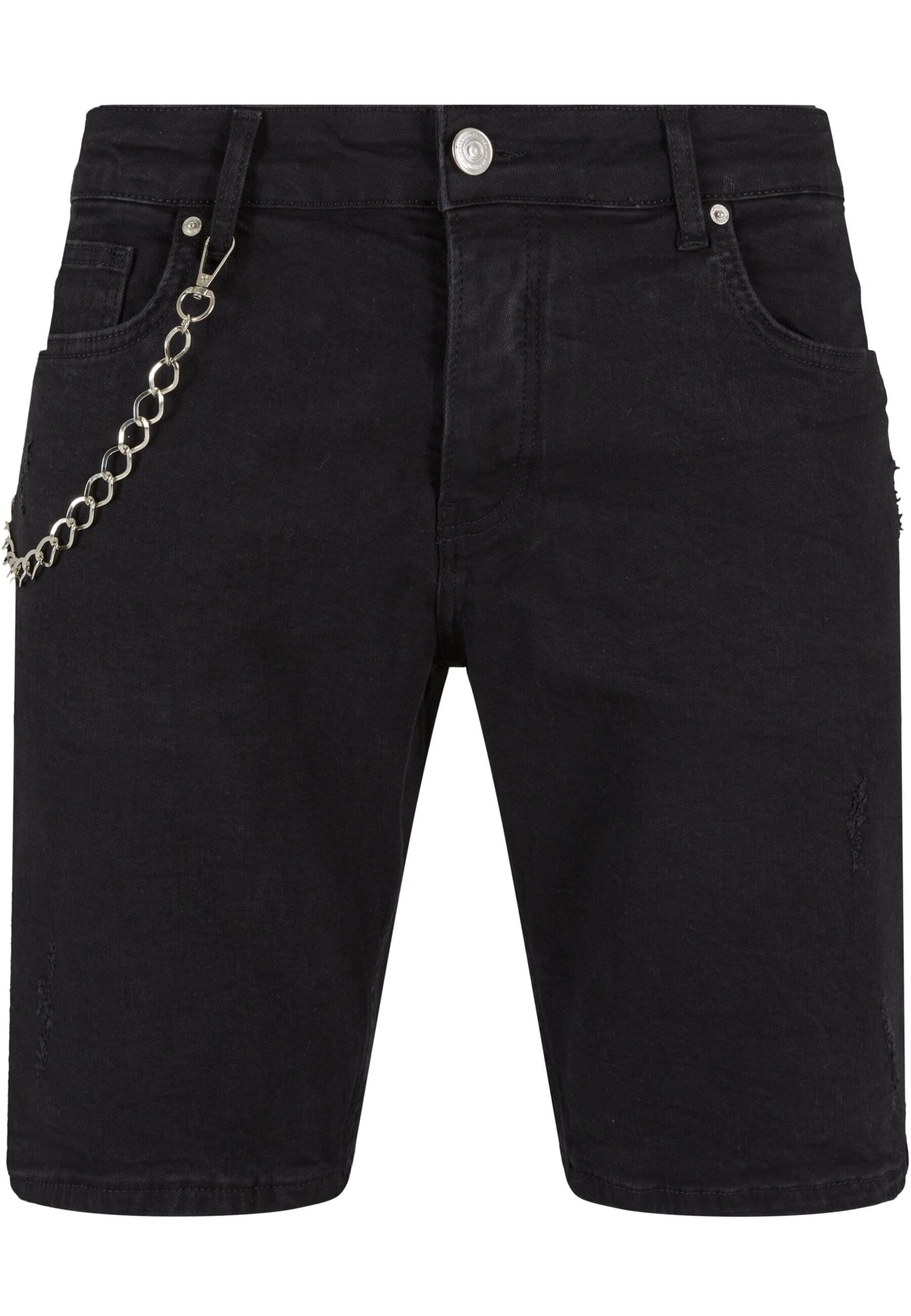 regular Jeans di 2Y Premium in nero: frontale