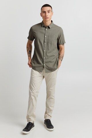 !Solid Slim fit Button Up Shirt 'Allan' in Green