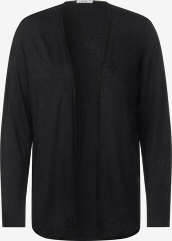 CECIL Knit Cardigan in Black: front