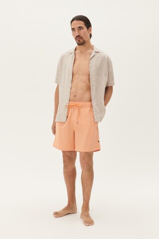 Matinique Badeshorts ' Solid ' i orange