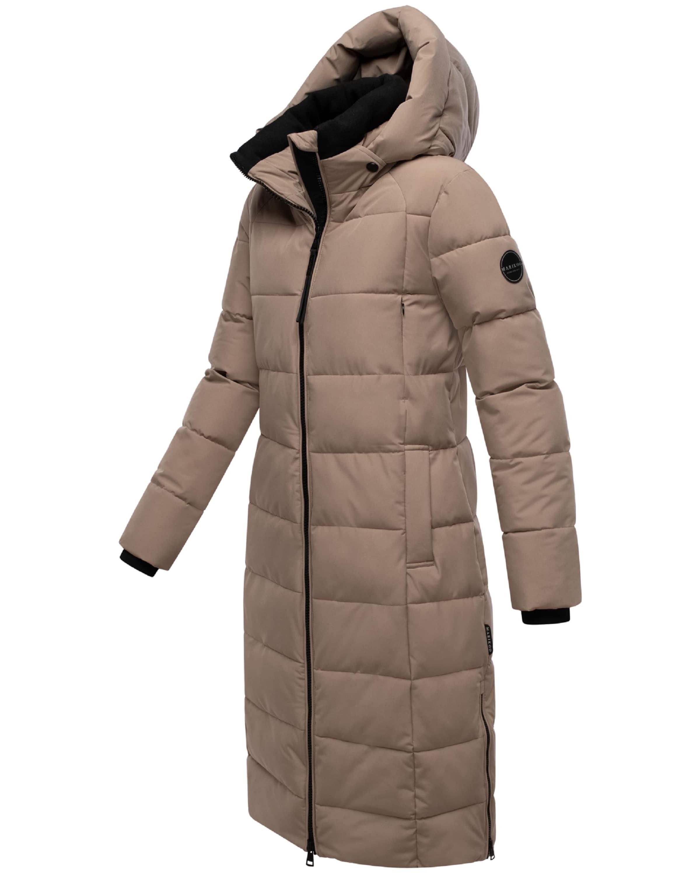MARIKOO Winter coat 'Lanitaa XVI' in Grey
