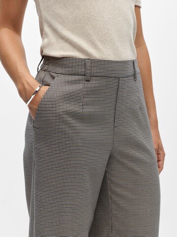 OBJECT Wide leg Broek 'OBJLisa' in Bruin