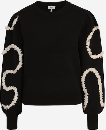 OBJECT Petite Sweter w kolorze czarny: przód