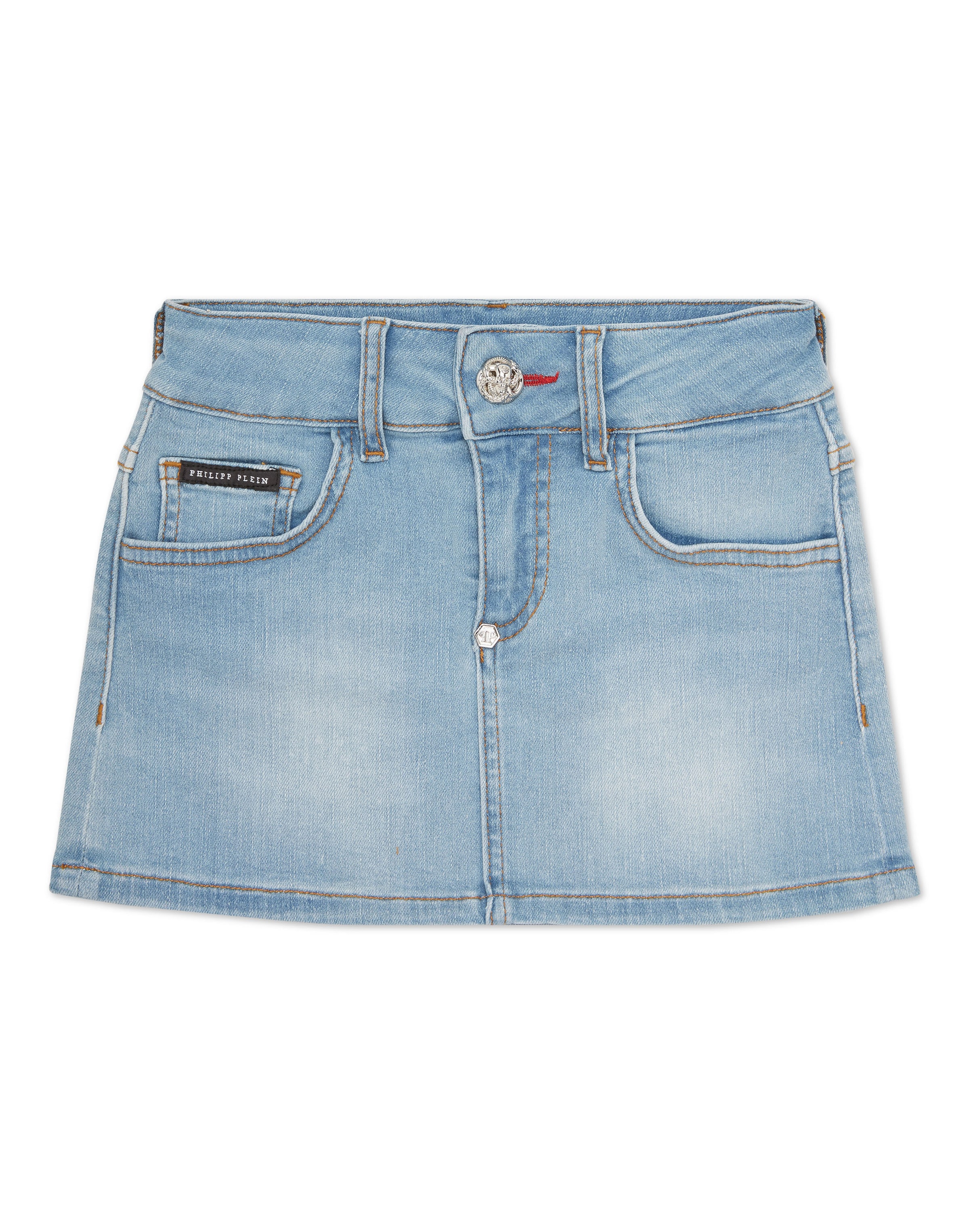 Jupe Philipp Plein en bleu : devant