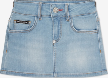 Jupe Philipp Plein en bleu : devant