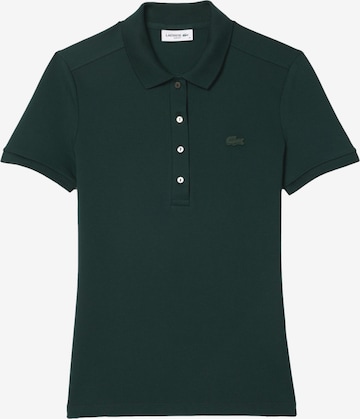 T-shirt LACOSTE en vert : devant