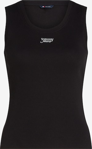 Tommy Jeans Top in Schwarz: Vorderseite