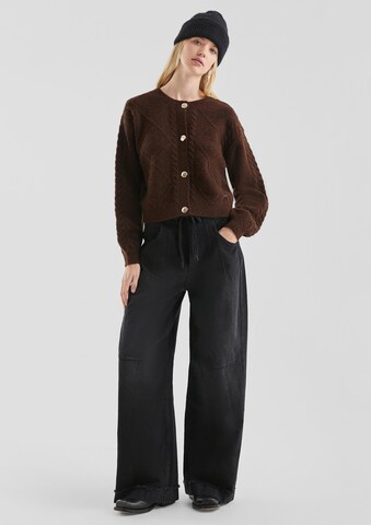 QS Strickjacke in Braun