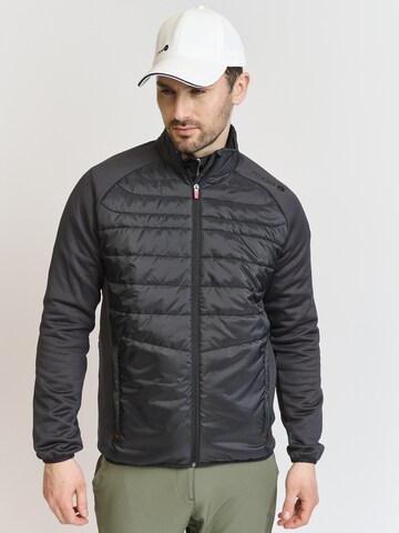 Backtee Performance Jacket in Black: front