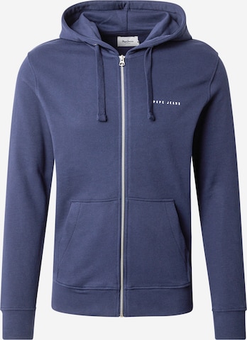 Veste de survêtement 'PARKER' Pepe Jeans en Bleu Marine ABOUT YOU