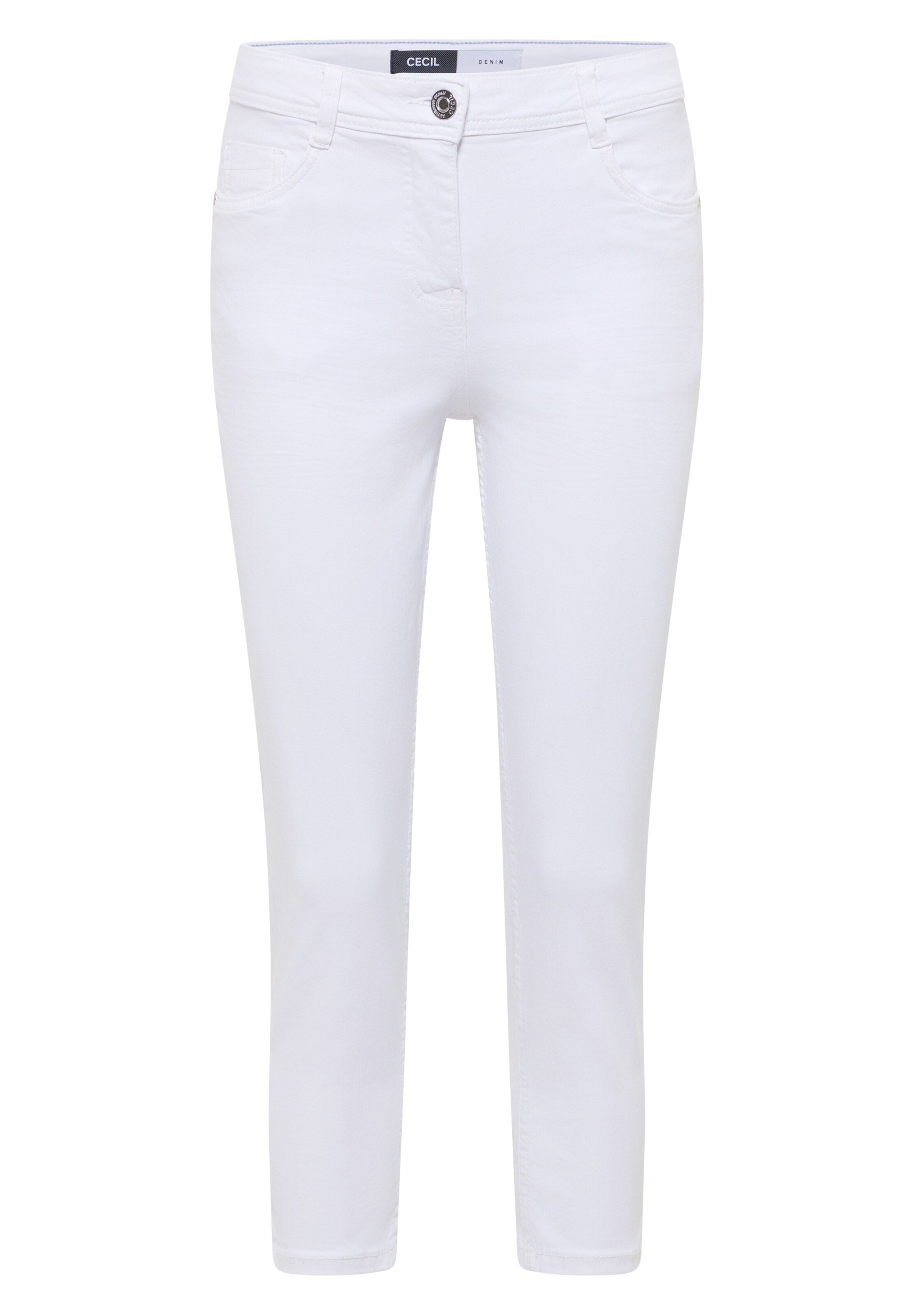 CECIL Slim fit Jeans in White: front