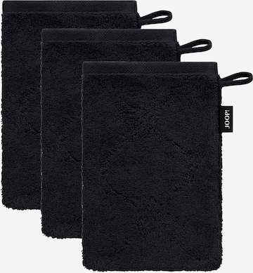 JOOP! Washcloth in Black: front