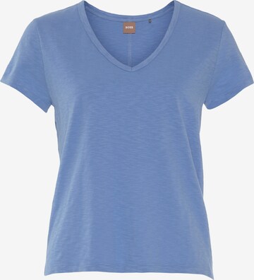 BOSS Orange Shirt 'Eslenza' in Blauw: voorkant