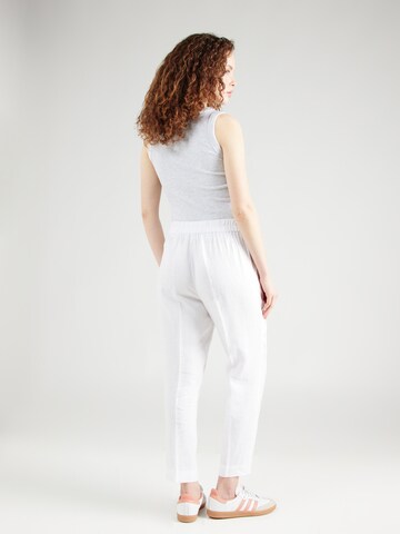 Sisley - regular Pantalón de pinzas en blanco