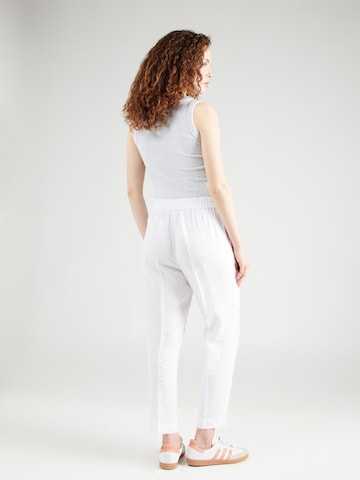 Regular Pantaloni cu dungă de la Sisley pe alb