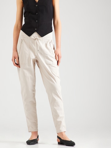 Regular Pantalon 'Easy' MAC en beige : devant