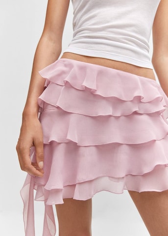 MANGO Skirt 'Nube' in Pink