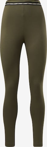 Reebok Skinny Leggings in Green: front