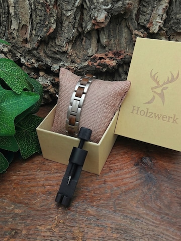 Holzwerk - Pulsera 'WERLSEE' en plata