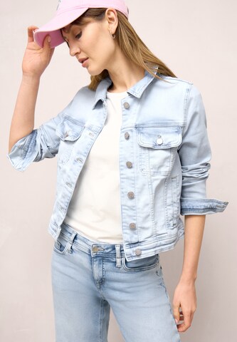 Street One Studio Between-Season Jacket in Blue: front