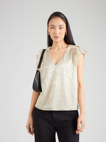 Maglietta '252-DSOFIA' di Morgan in oro: frontale