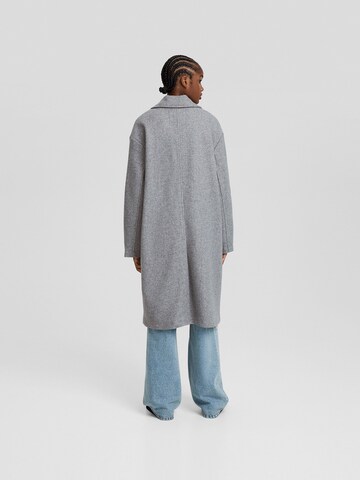 Bershka Between-Seasons Coat in Grey