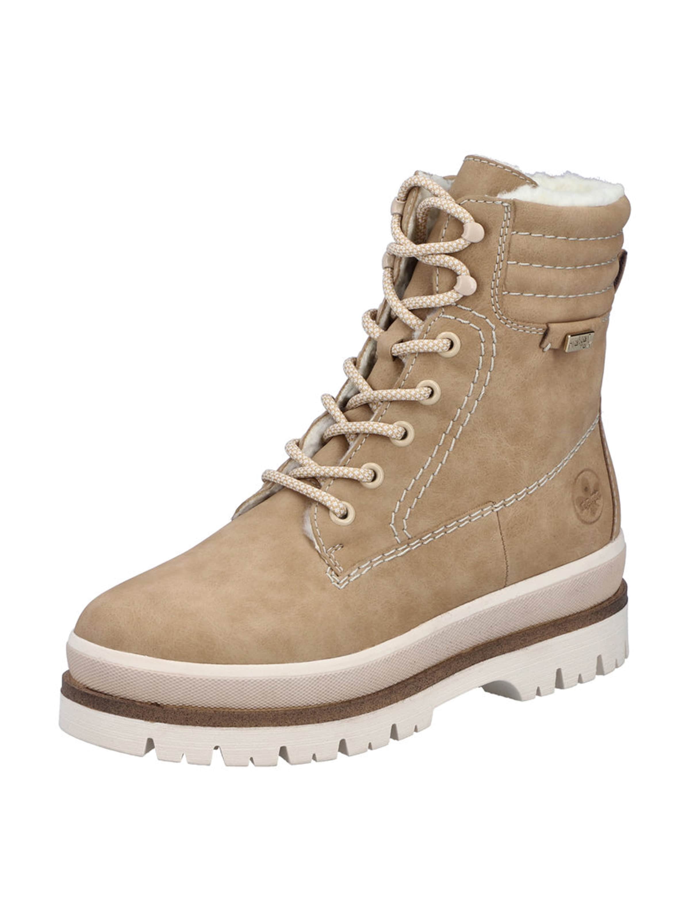 Rieker Schnürstiefelette in Beige: Vorderseite