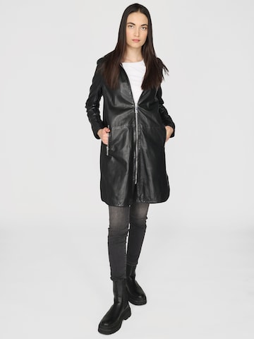 Maze Between-Seasons Coat in Black