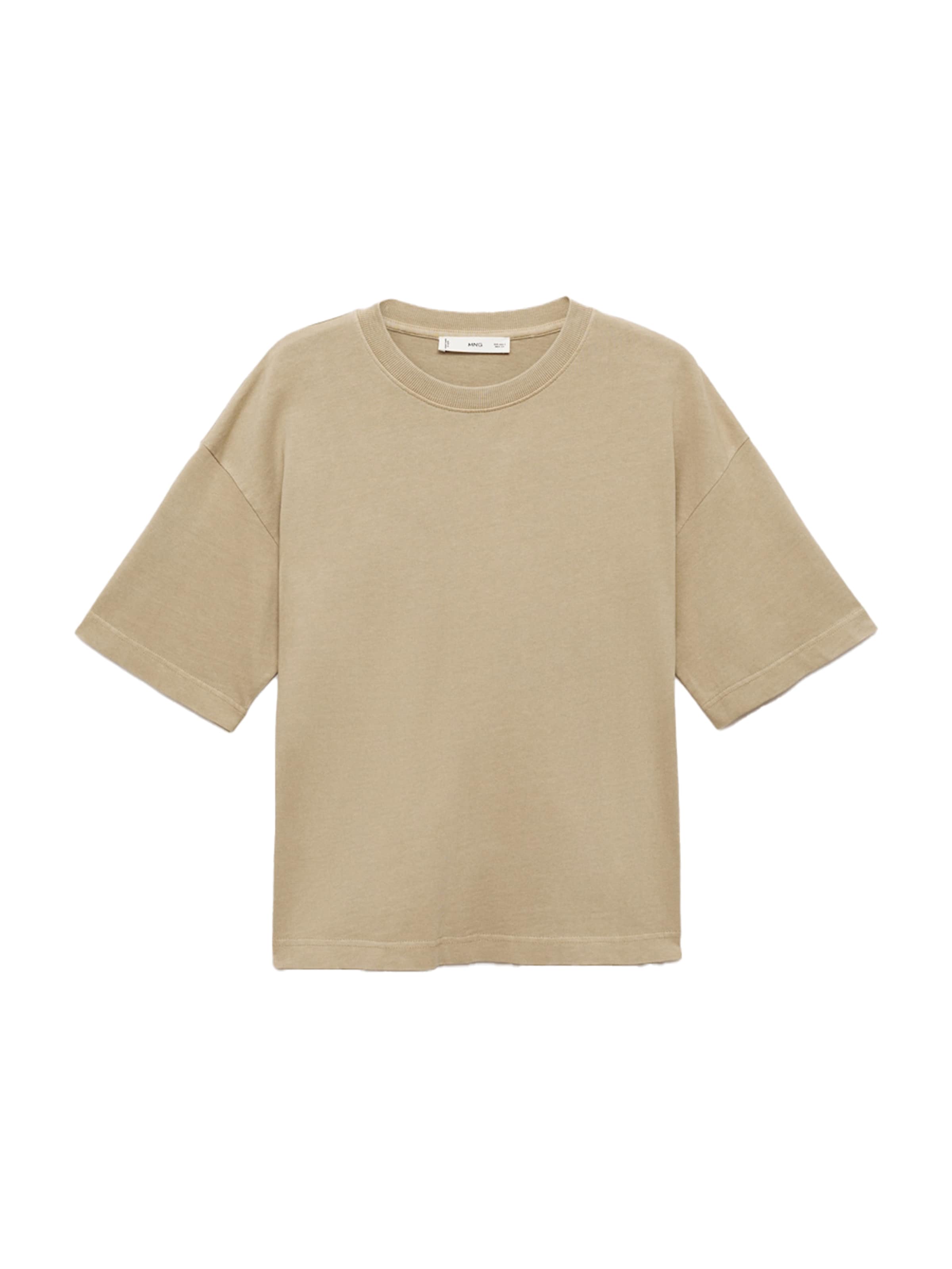 MANGO Koszulka 'SITA' w kolorze zielony: przód