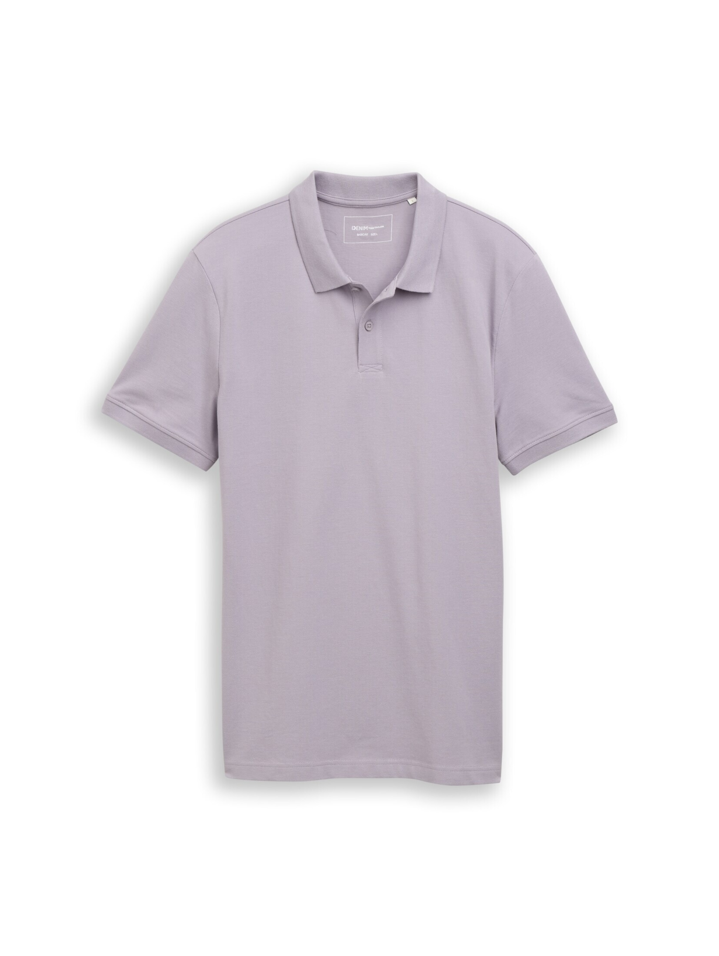 TOM TAILOR DENIM Poloshirt in Lila: Vorderseite
