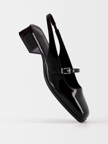 Bershka Slingback pumps in Black