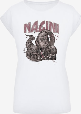 F4NT4STIC T-Shirt 'Harry Potter Nagini Splats' in Weiß: predná strana