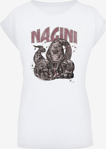 F4NT4STIC T-Shirt 'Harry Potter Nagini Splats' in Weiß: Vorderseite