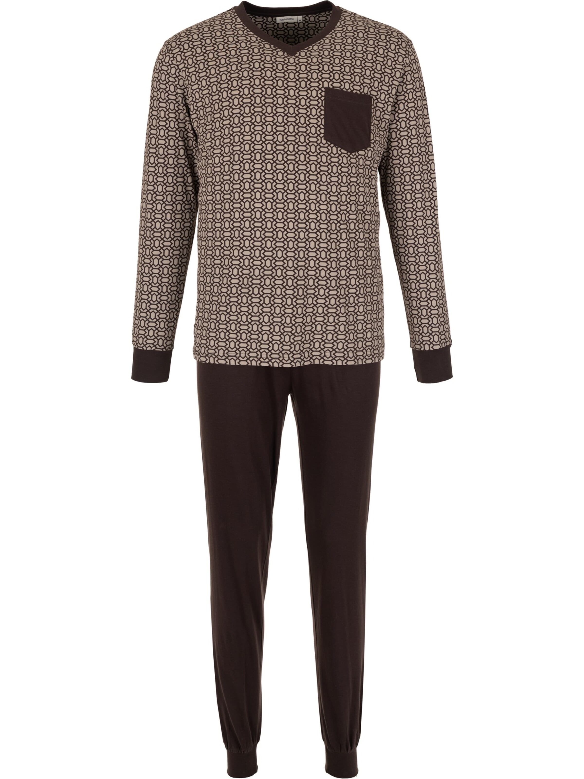Pyjama long 'Urban Essence' Pastunette en beige
