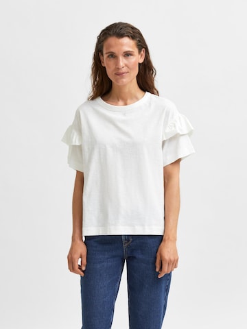 SELECTED FEMME - Camisa 'Rylie' em branco: frente