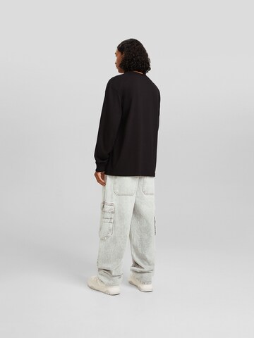 Bershka Loosefit Jeans in Grijs