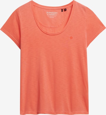 Superdry Shirt in Oranje: voorkant
