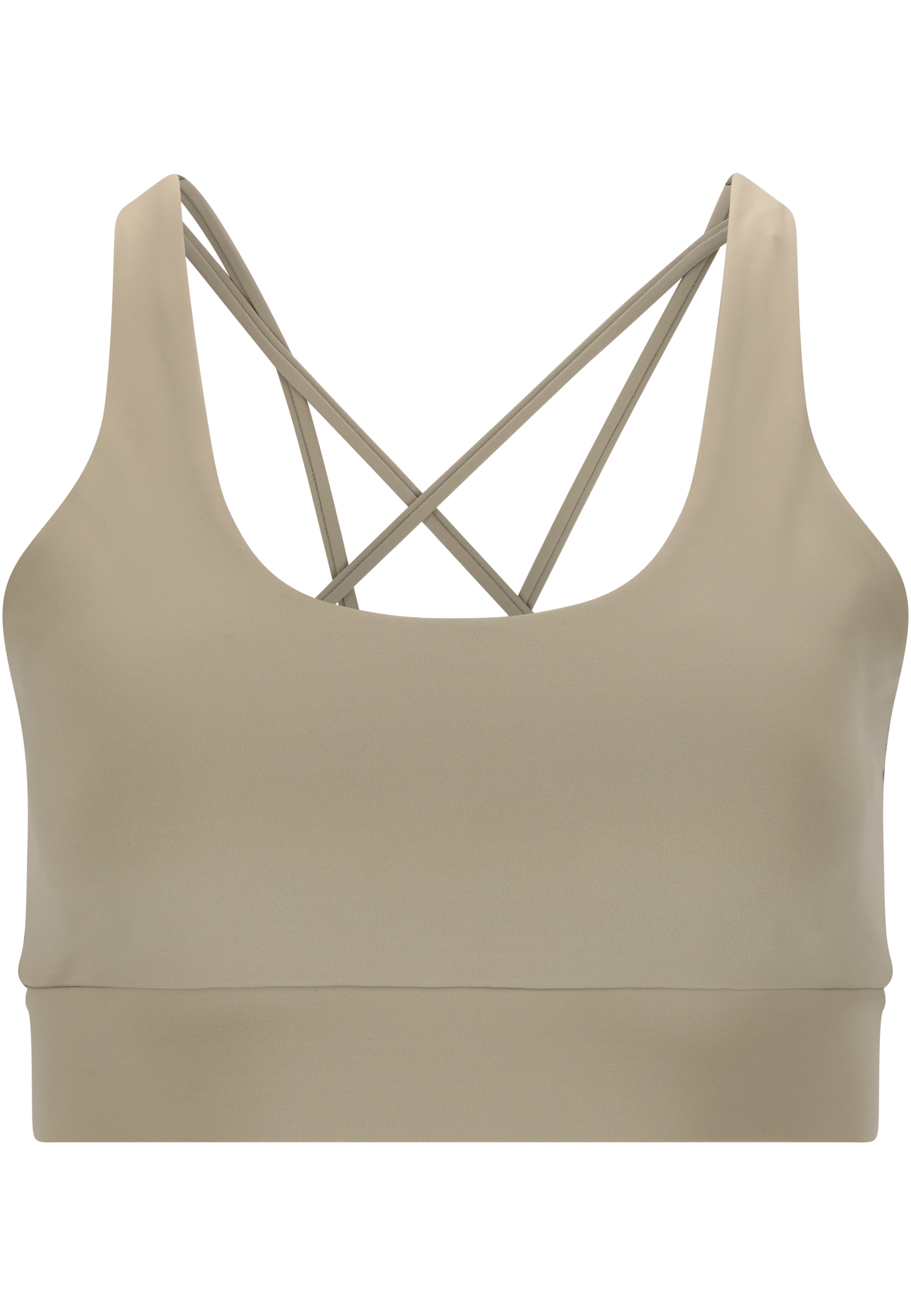 Athlecia Sport bh 'Gaby' in Bruin: voorkant