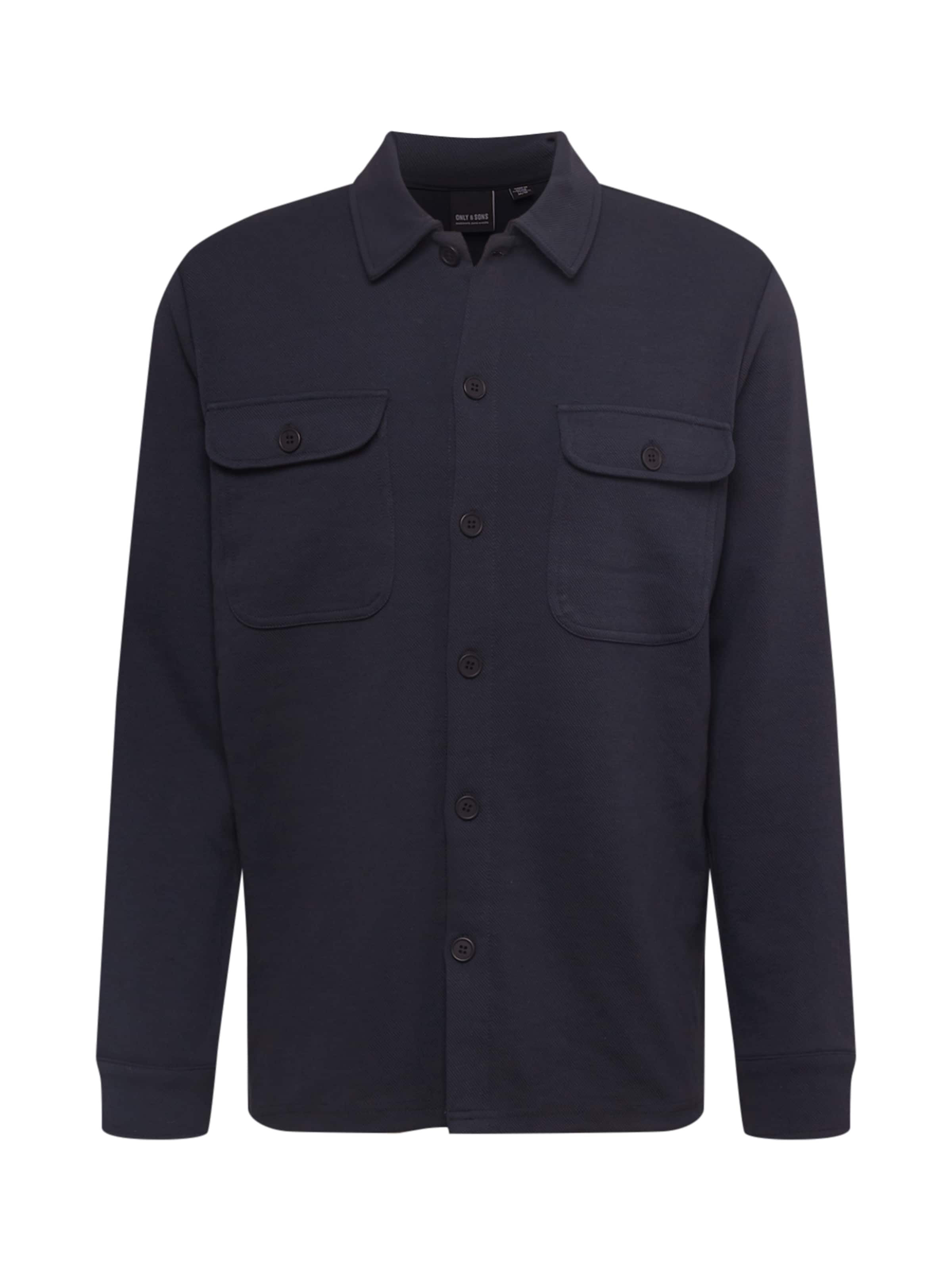 Only & Sons Regular fit Button Up Shirt 'ONSNew Kodyl' in Blue: front