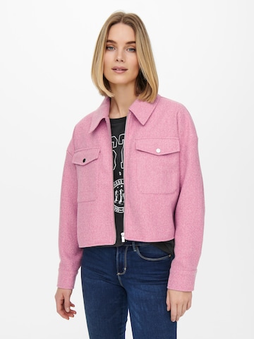 Veste mi-saison 'Nea' ONLY en rose