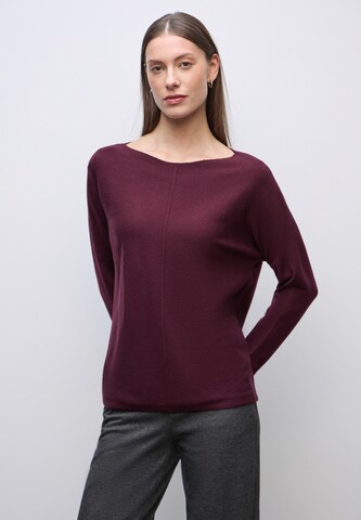 STREET ONE Sweater 'Dolman' in Red: front