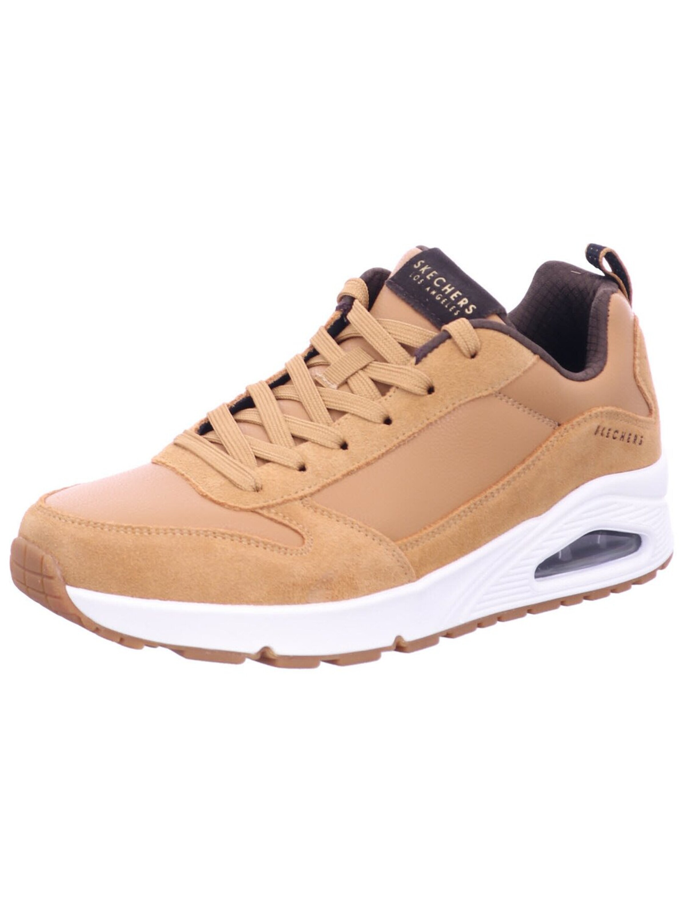 SKECHERS Schnürschuh 'Schnürschuh Herren 52468 WSK Kunststoff (Synthetik) in braun'‌‌‌‌‌‌‌ in Braun: Vorderseite