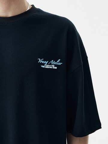 T-Shirt 'Edelweiss' VAMOS CLO en noir
