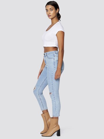 FRESHLIONS Skinny Jeans 'Anna' in Blau