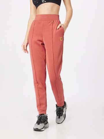 NIKE Конический (Tapered) Спортивные штаны в Красный: спереди