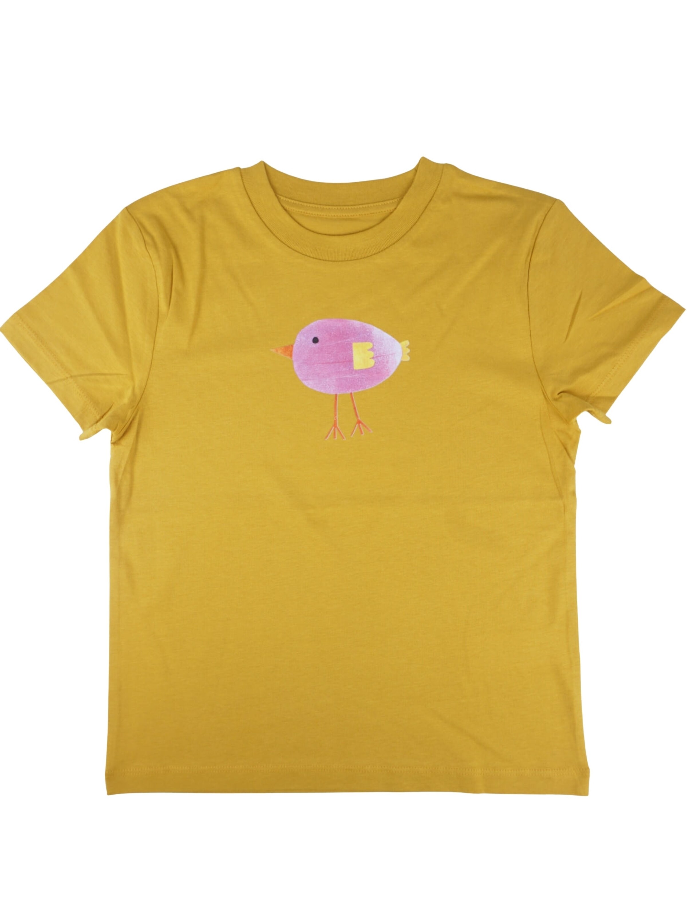 MelaDi Shirt 'Lila Vogel' in Ochre, Item view