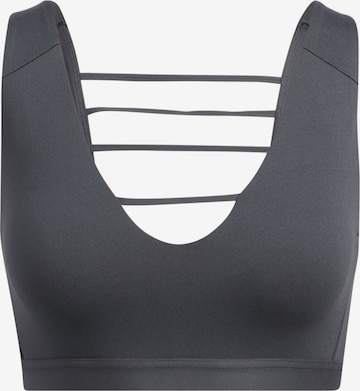 ADIDAS SPORTSWEAR T-shirt Sports Bra in Grey: front