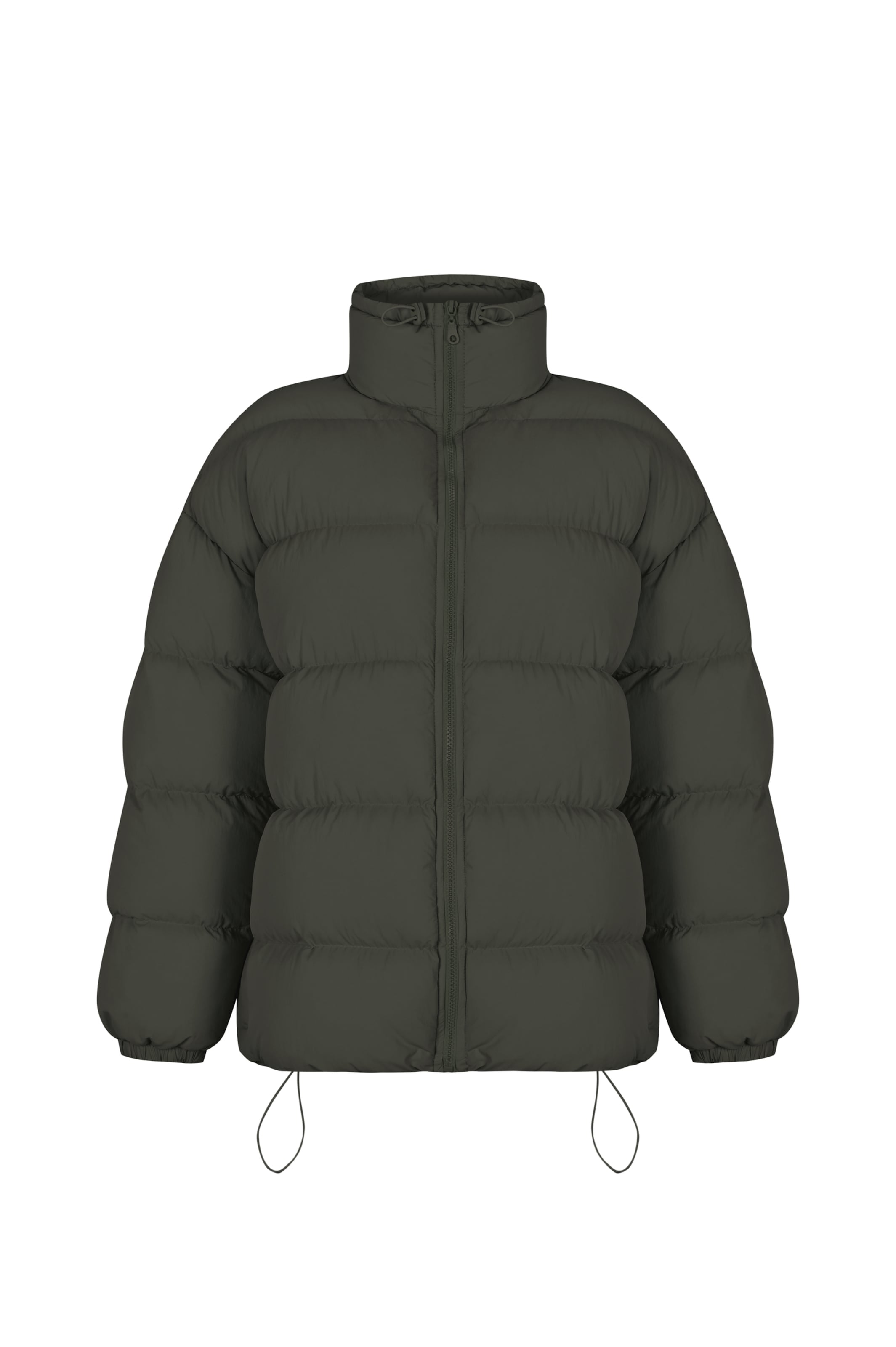 FRESHLIONS Steppjacke 'Estala' in Braun: Vorderseite